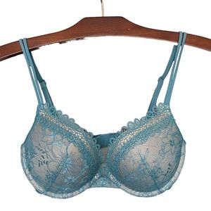 Victoria’s Secret Very Sexy Push Up Teal Padded Bra EDC Size 32D